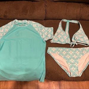 3 piece Old Navy swimsuit set